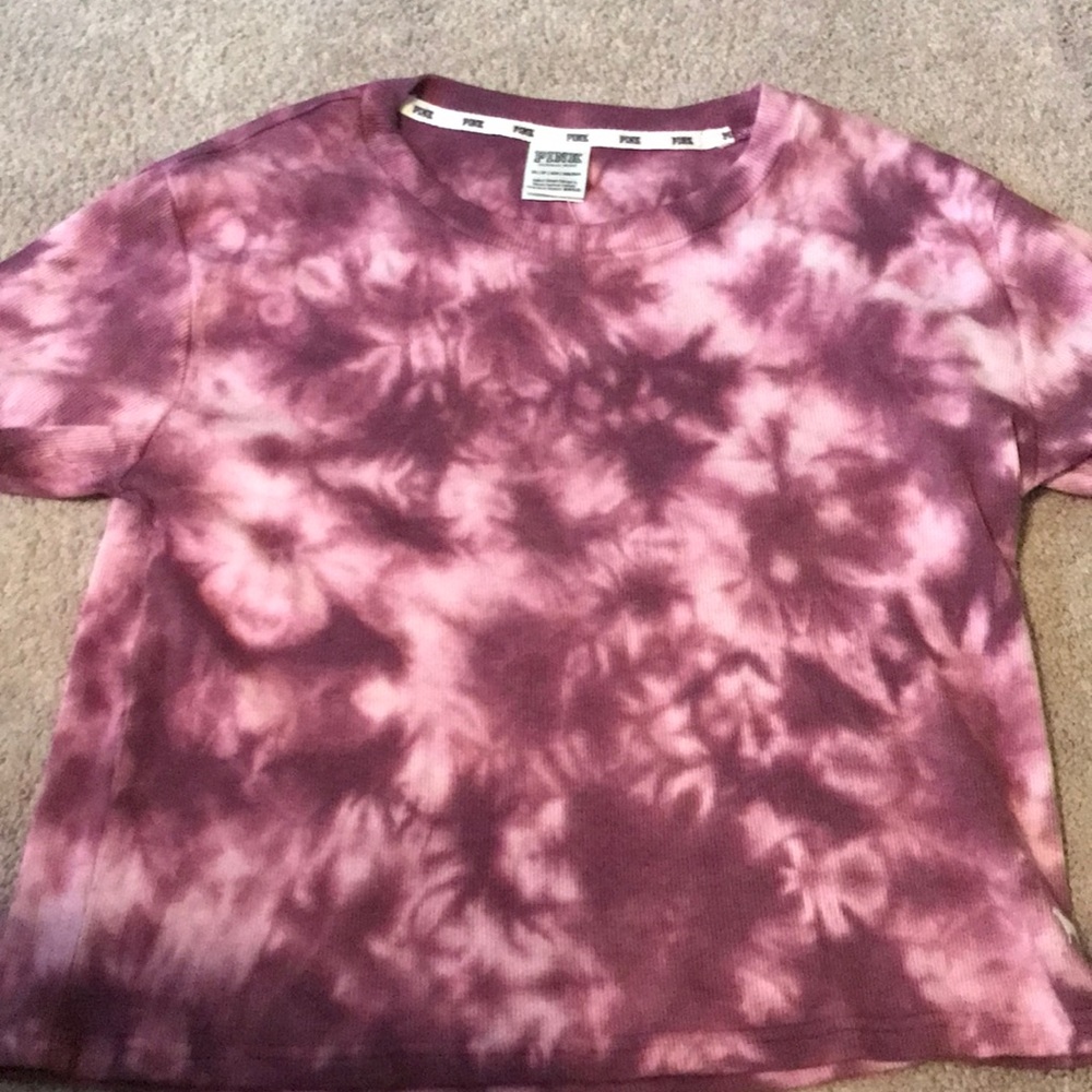 a PINK crop top